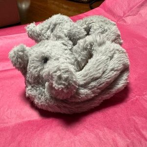 Pottery Barn Kids Elephant Slippers, Size 6-12 months